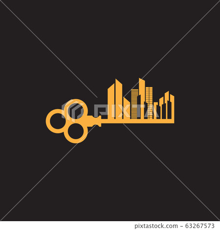 Apartment logo design with combination of building 63267573