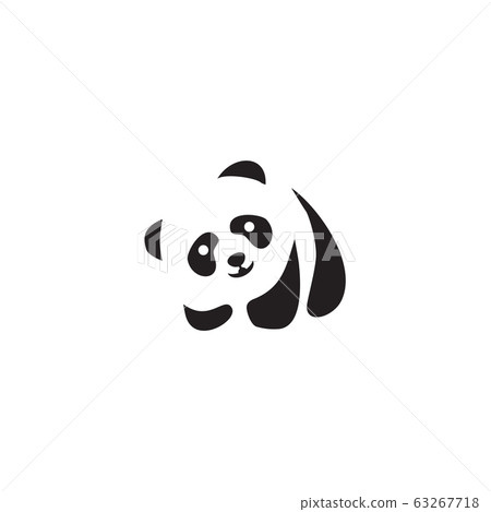 Panda icon logo design vector template Panda icon logo design vector template 63267718