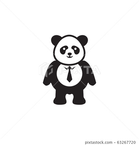 Panda icon logo design vector template Panda icon logo design vector template 63267720
