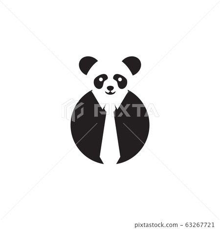 Panda icon logo design vector template Panda icon logo design vector template 63267721