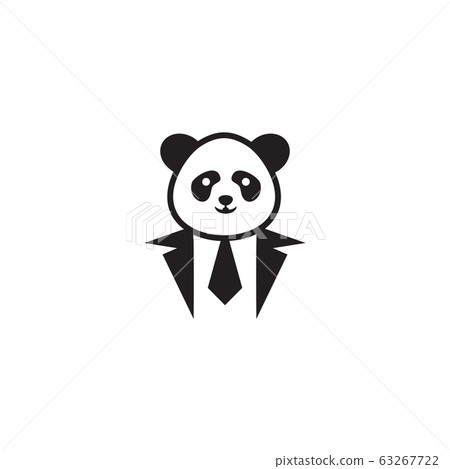 Panda icon logo design vector template Panda icon logo design vector template 63267722