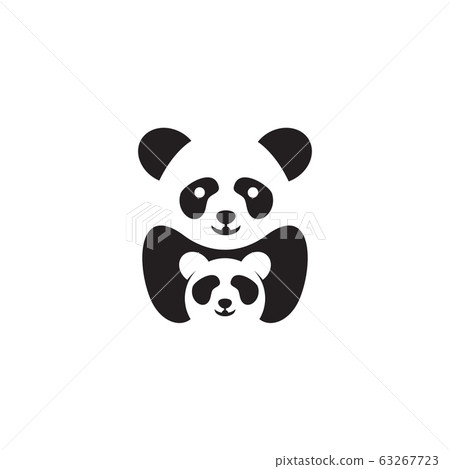 Panda icon logo design vector template Panda icon logo design vector template 63267723