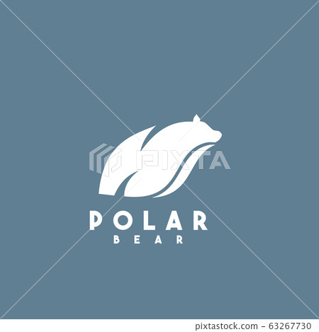 Polar bear icon logo design vector template Polar bear icon logo design vector template 63267730