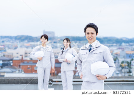 Men in work clothes Men in work clothes 63272521
