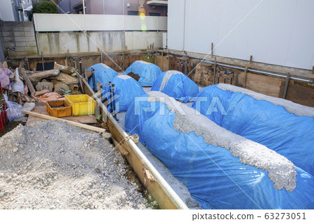 基礎工作藍皮沙袋 63273051