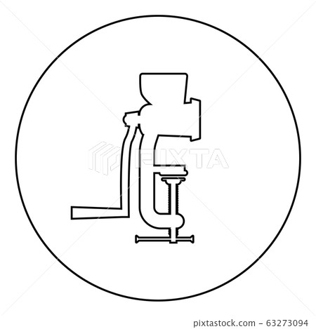 Manual mincer Meat grinder Vintage kitchen 63273094