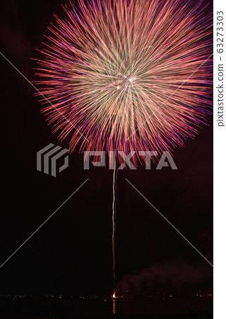 Waterfront fireworks 63273303