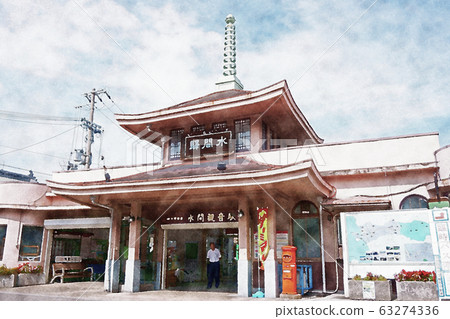 水izu觀音站水彩 水izu觀音站水彩 63274336