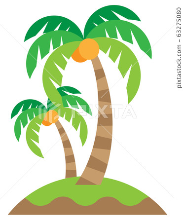 Simple palm tree 63275080