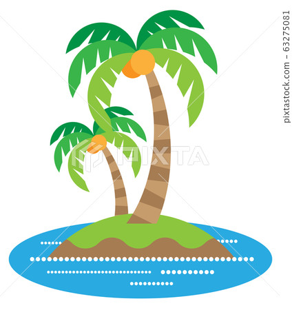 Simple palm tree 63275081