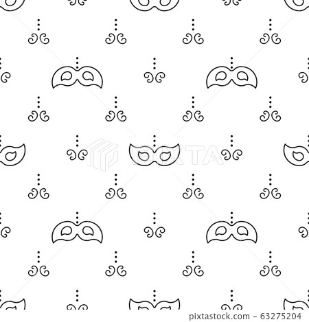 Seamless pattern Mardi Gras Seamless pattern Mardi Gras 63275204
