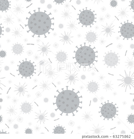 Vector China Coronavirus Seamless Background - Stock Illustration ...