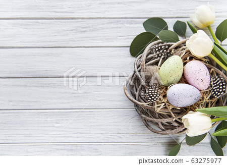 Easter holiday background Easter holiday background 63275977