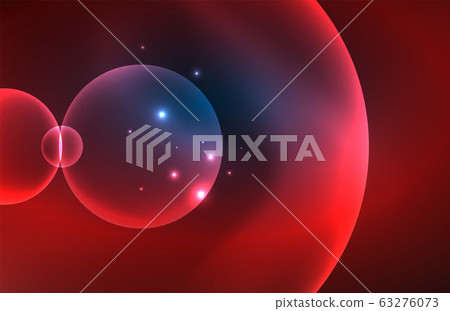 Neon shiny transparent glowing circles with light effects. Techno futuristic vector abstract background For Wallpaper, Banner, Background, Card, Book Illustration, landing page Neon shiny transparent glowing circles with light effects. Techno futuristic vector abstract background For Wallpaper, Banner, Background, Card, Book Illustration, landing page 63276073