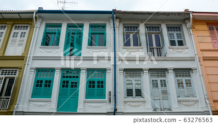 Old buildings in Chinatown, Singapore Old buildings in Chinatown, Singapore 63276563