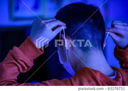 Mask image / New coronavirus image 63276731