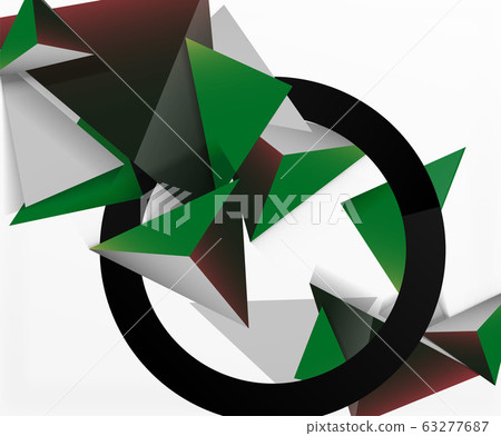 Abstract background, mosaic 3d triangles composition, low poly style design. Vector Illustration For Wallpaper, Banner, Background, Card, Book Illustration, landing page Abstract background, mosaic 3d triangles composition, low poly style design. Vector Illustration For Wallpaper, Banner, Background, Card, Book Illustration, landing page 63277687