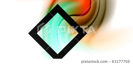 Abstract background, fluid mixing gradient liquid style colors composition. Vector Illustration For Wallpaper, Banner, Background, Card, Book Illustration, landing page 63277708