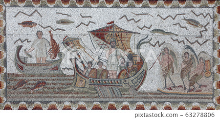 Ancient Roman mosaic 63278806