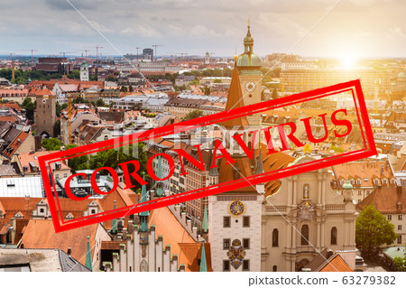 Coronavirus 2019-nCoV, COVID-19 in Germany. Munich 63279382