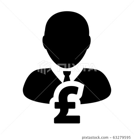 Banking icon vector male user person profile 63279595