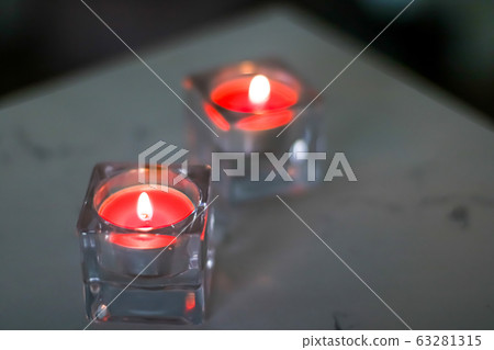 Aromatic candles for romantic atmosphere at home, interior and decor Aromatic candles for romantic atmosphere at home, interior and decor 63281315