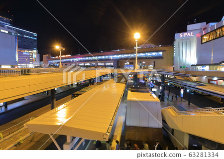 [宮城縣]仙台站西口夜景 63281334