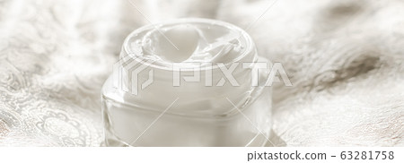 Face cream moisturizer in a jar and serum gel bottle, luxury skincare cosmetics and organic anti-aging product for health and beauty 63281758