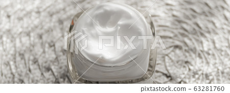 Face cream moisturizer in a jar, luxury skincare cosmetics and organic anti-aging product for health and beauty 63281760