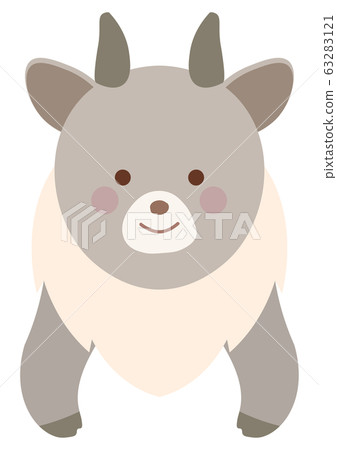 Illustration of an antelope riding on 63283121