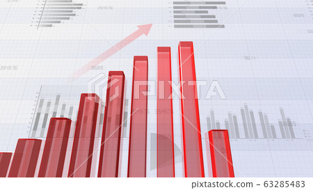 商業經濟數據圖表圖文件增長成功3d圖背景背景 63285483