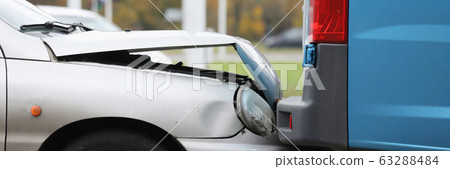 Crashed part of auto Crashed part of auto 63288484