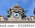 Clock With Bronze Sculptures Of Angels In Monaco 63289910