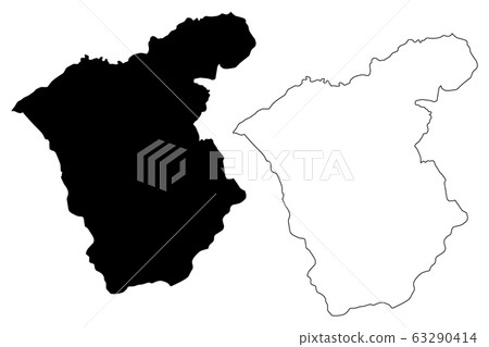 Ermera Municipality (Municipalities of East Timor, - Stock Illustration ...