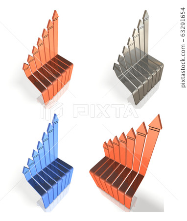 Abstract to show rise 63291654