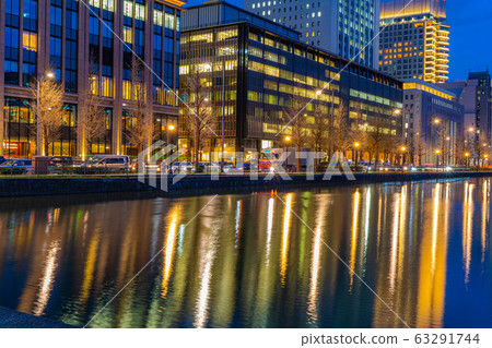 Hibiya moat night view [Tokyo] 63291744