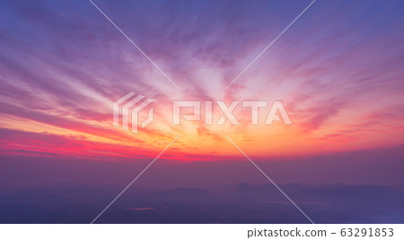 Twilight sky and cloud with sun light nature Twilight sky and cloud with sun light nature 63291853
