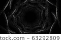 abstract endless torus tunnel 3d rendering illustration background 63292809