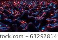 abstract fluid hills 3d rendering illustration background 63292814