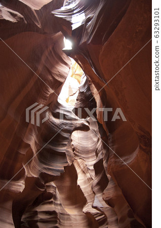 Antelope Canyon America's superb view Dim cave Antelope Canyon America's superb view Dim cave 63293101