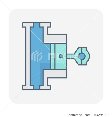 piston icon outline 63294928