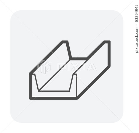 street gutter icon street gutter icon 63294942