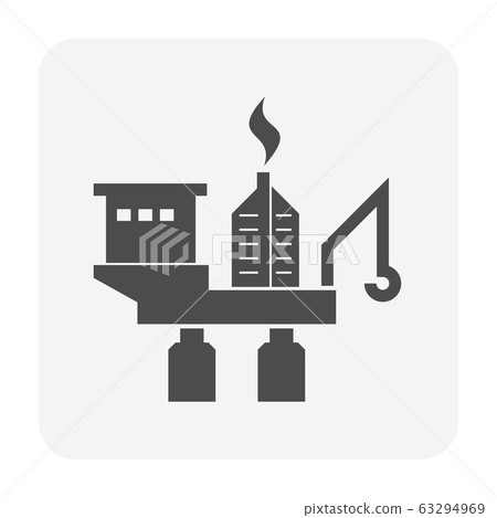 oil rig icon oil rig icon 63294969