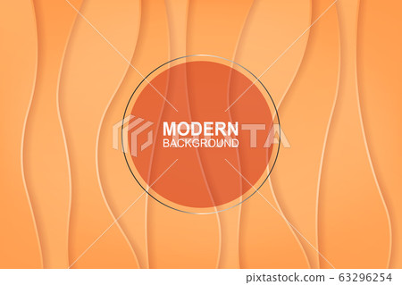 Light orange background with smooth wavy vertical shapes with a gradient 63296254