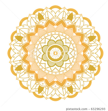 Mandala patterns on isolated background 63296293
