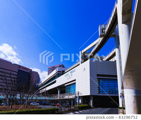 千葉站鮮花之城千葉市中央候機樓市區景觀千葉風光交通站前市區 63296752