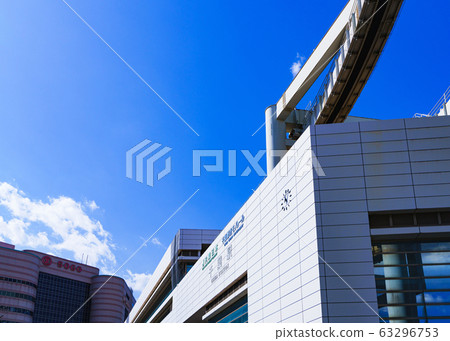 千葉站鮮花之城千葉市中央候機樓市區景觀千葉風光交通站前市區 63296753