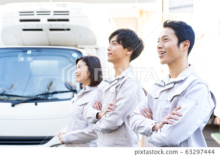 年輕人，運輸，卡車 63297444