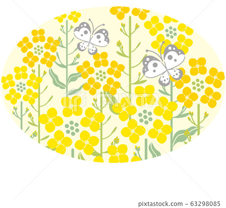 強姦開花蝴蝶黃色背景橢圓形圖 強姦開花蝴蝶黃色背景橢圓形圖 63298085