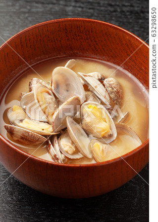 Clam miso soup Clam miso soup 63298650